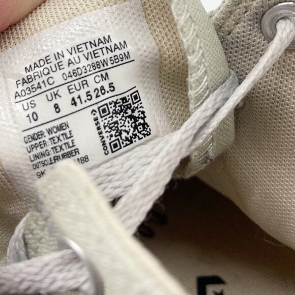 Converse Chuck Taylor All Star Lift Platform Sneakers Sage Green Women’s 10 - Picture 9 of 10